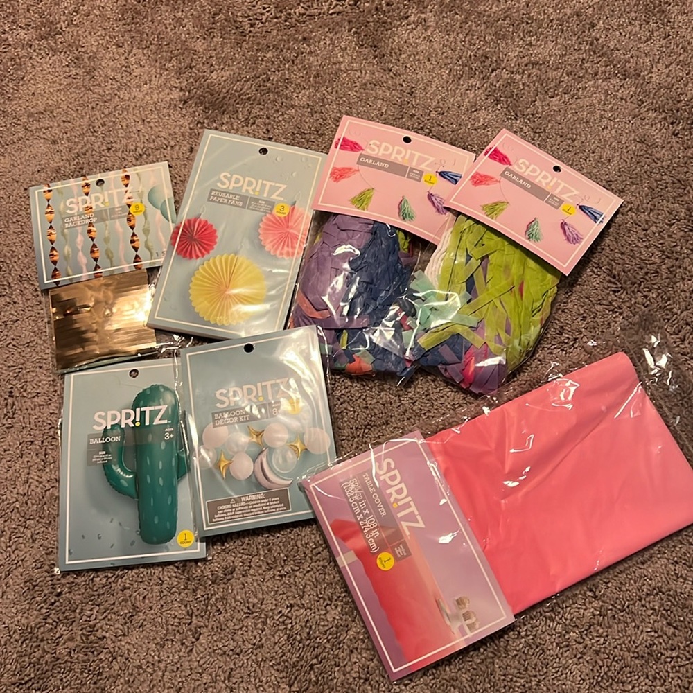 Target Spritz party decorations